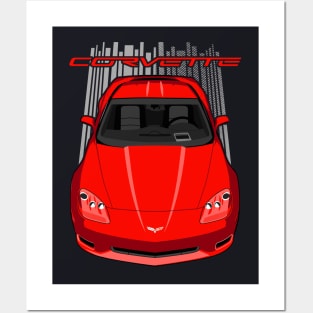 Corvette C6 - Red Posters and Art